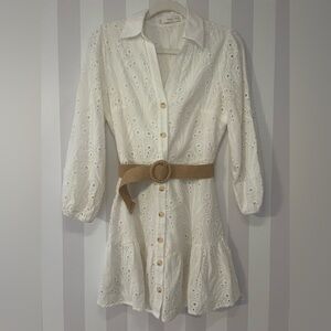 Mango BELT SHIRT DRESS
